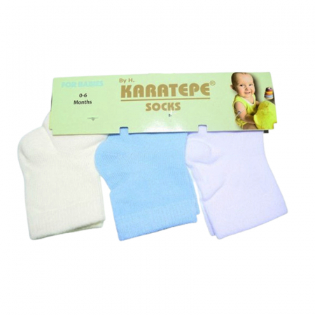 Set 3 perechi de sosete din bumbac, pentru copii, Karatepe KRTP0205-2, Multicolor [2]