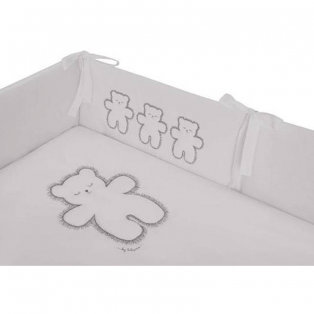 Set 3 piese lenjerie de pat pentru copii 100 x 135 cm Leos Belisima P02-0508, Gri [3]