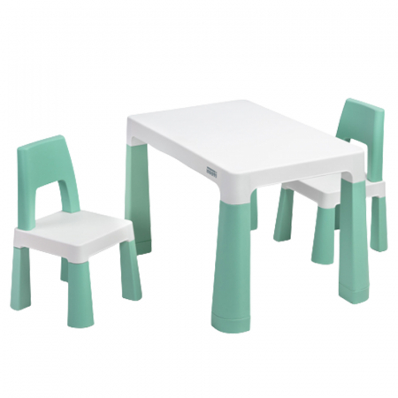 Mobilier - Set 3 piese masuta cu scaunele Toyz Monti 012413, Turcoaz