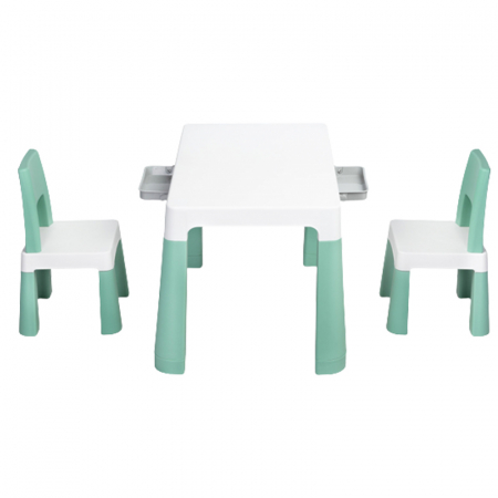 Set 3 piese masuta cu scaunele Toyz Monti 012413, Turcoaz [1]