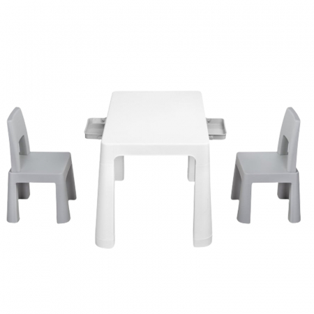 Set 3 piese masuta cu scaunele Toyz Monti 012414, Gri [1]