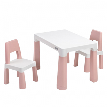 Mobilier - Set 3 piese masuta cu scaunele Toiz Monti 012412, Roz