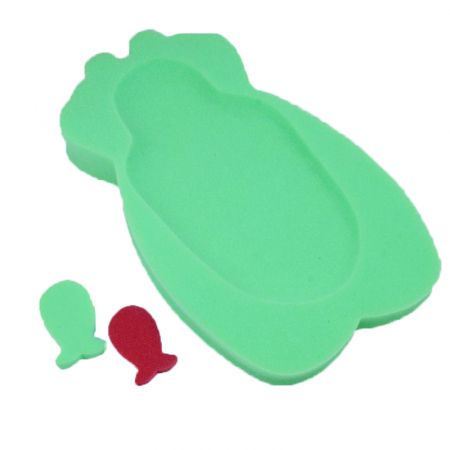 Cadite si suporturi bebelusi - Set 3 piese reductor din burete pentru cadita Mini Junior Maxi 170450, Verde