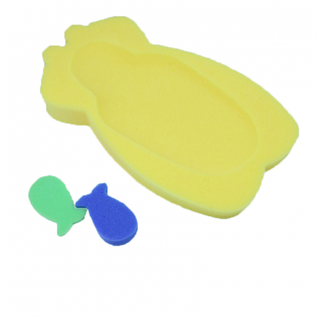 Cadite si suporturi bebelusi - Set 3 piese reductor din burete pentru cadita Mini Junior Maxi 170450G, Galben