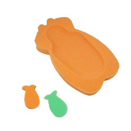 Cadite si suporturi bebelusi - Set 3 piese reductor din burete pentru cadita Mini Junior Maxi 170450P, Portocaliu