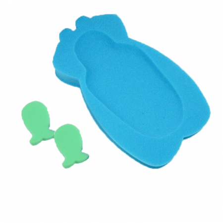 Cadite si suporturi bebelusi - Set 3 piese reductor din burete pentru cadita Mini Junior Maxi 170450, Albastru