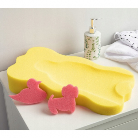 Set 3 piese reductor din burete pentru cadita Sensillo Maxi Ursulet SILLO-2004, Galben [2]