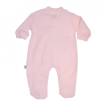 Set 3 piese salopeta cu maneca lunga, caciula si manusi pentru fete Little Life DL129, Roz [1]