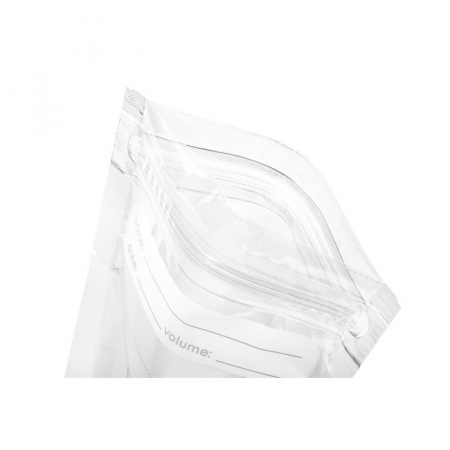 Set 30 pungi sterile pentru stocarea laptelui matern 150 ml Akuku A0011, Alb [7]