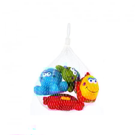 Set 4 jucarii pentru baie Akuku A0362, Multicolor [1]