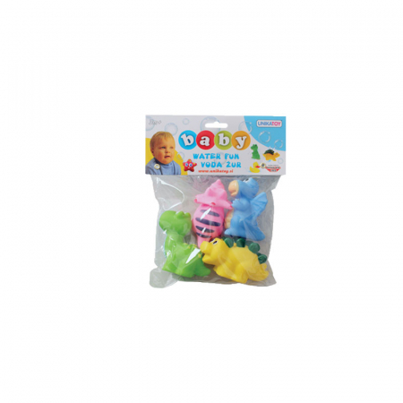 Set 4 jucarii pentru baie Unikatoy 901900, Multicolor [1]