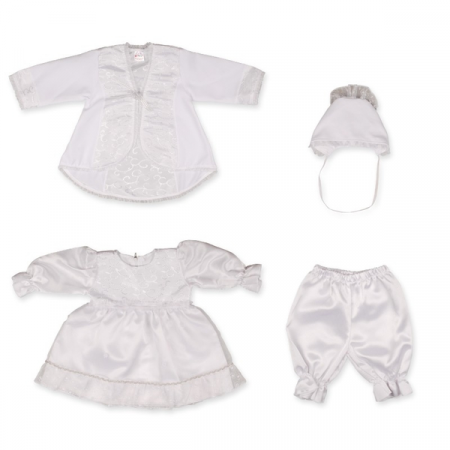 Rochite elegante de la 0 la 9 luni - Set 4 piese pentru fete Pifou CB6A