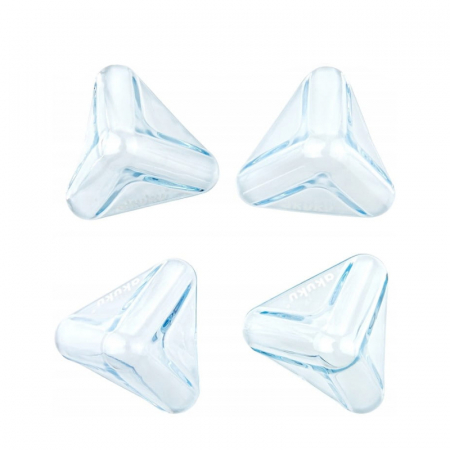 Protectii copii si  bebelusi - Set 4 protectii colturi Akuku A0652, Transparent