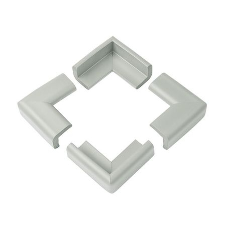Protectii copii si  bebelusi - Set 4 protectii colturi BabyOno 949, Gri