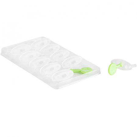 Set 10 protectii pentru priza Chicco Safety 730187, Transparent [3]
