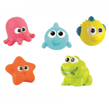 Set 5 jucarii pentru baie Winfun 007118, Multicolor [0]