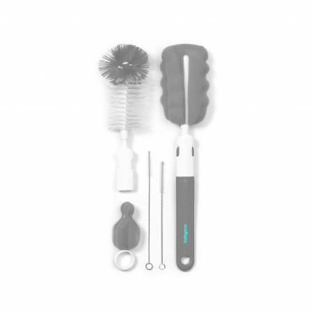 Biberoane si tetine - Set 5 perii pentru curatarea biberoanelor si a tetinelor BabyOno 735/03