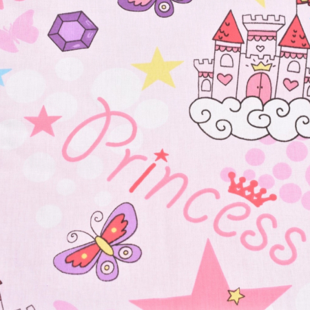 Set 5 piese lenjerie si aparatori patut 120 x 60 cm Mini Junior VLT-13, Roz [2]