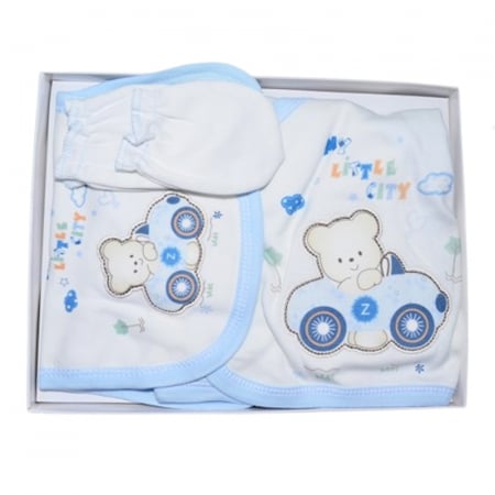 Set 5 piese pentru baietel Mini Junior SET-517, Albastru [1]