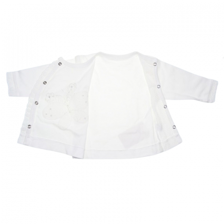 Set 5 piese pentru fetite Mini Junior SET-123, Alb [3]