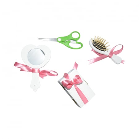 Set 5 piese tavita de taiere a motului pentru fete Mini Junior TTM-02, Roz [1]
