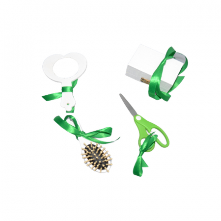 Set 5 piese tavita de taiere a motului pentru fete Mini Junior TTM-02, Roz [1]
