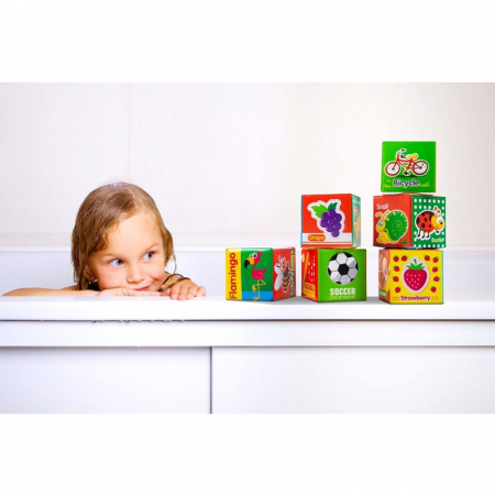 Set 6 cuburi moi pentru bebelusi Bocioland BL015, Multicolor [1]
