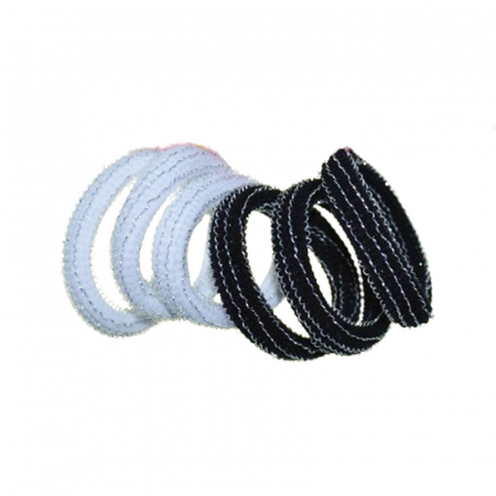 Accesorii par fetite - Set 6 elastice de par pentru fete Mini Junior ELS-MJ4, Multicolor