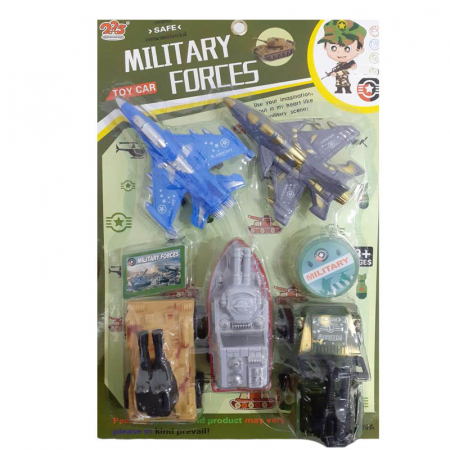 Joaca, activitati si ambalaje - Set masinute si avioane militare RCO 109848, Multicolor