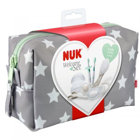 Set 8 piese ingrijire bebelusi Nuk Welcome 256412, Gri [3]