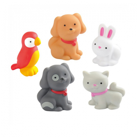 Figurine - Set animale 5 piese 5 cm Mini Junior 9804, Multicolor