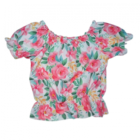 Set bluza cu maneca scurta si geanta, pentru fete, Mini Junior, BL541M, Multicolor [1]