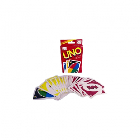 Set carti de joc, Uno, 2-10 jucatori, 190225R, Rosu [2]