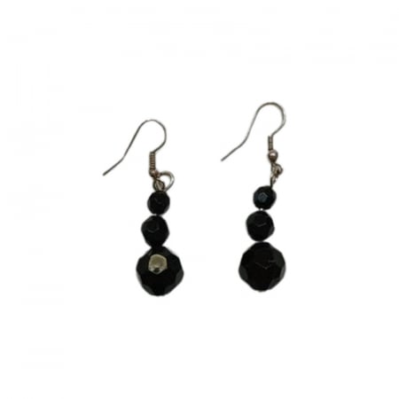 Set cercei si colier pentru dama, Mini Junior, 0608N, Negru [1]