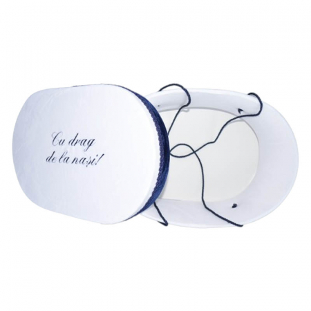 Set complet 10 piese trusou elegant pentru botez Mini Bimbi T080323-AL, Alb [2]