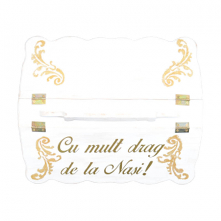 Set complet 8 piese trusou elegant pentru botez Mini Bimbi T080323-AU, Auriu [2]