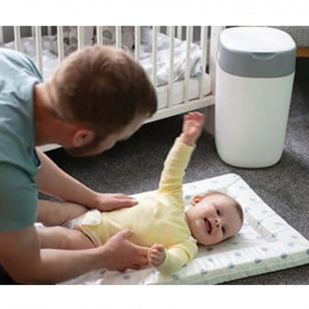 Set cos pentru depozitare scutece si 4 rezerve Tommee Tippee Sangenic Twist & Click 510204, Alb [5]