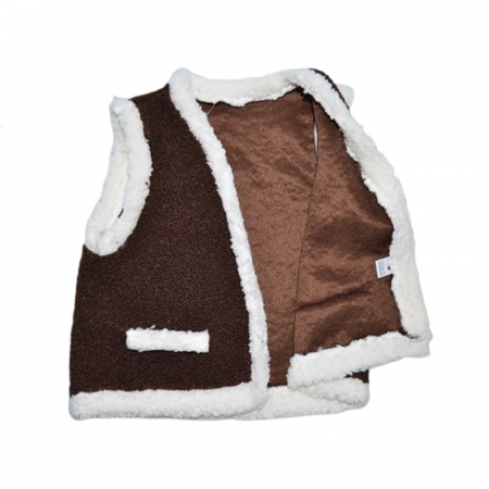 Set costum cioban pentru copii Mini Junior CST-CBN1, Maro [2]