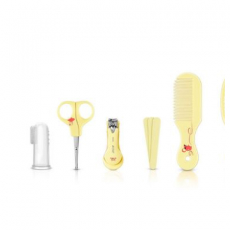 Set de ingrijire 10 piese pentru bebelusi Philips Avent SCF400/30G, Galben [9]