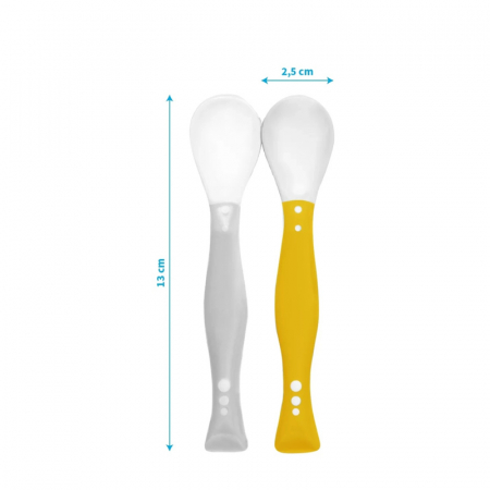 Set doua lingurite BabyOno 1066/05, Multicolor [3]