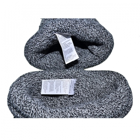 Set doua piese caciula si fular pentru baieti Mini Junior 44-485, Negru [2]