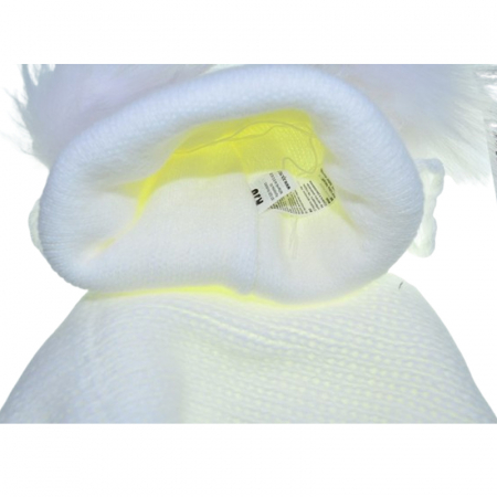 Set doua piese caciula si fular pentru fete Mini Junior 46-401, Alb [2]