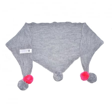 Set doua piese caciula si fular tip esarfa pentru fete Mini Junior 42-506, Multicolor [3]