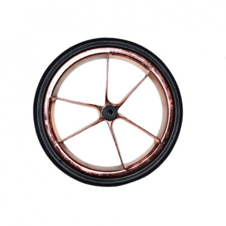 Carucioare - Set doua roti fata pentru carucior BabyActive RTA-BA38, Roz