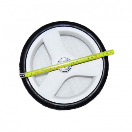 Set doua roti fata pentru carucior BabyActive RTA-BA39, Alb [1]