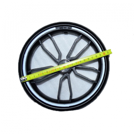 Set doua roti fata pentru carucior BabyActive RTA-BA40, Negru [1]