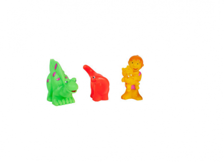 Jucarii pentru baie si accesorii - Set jucarii chitaitoare pentru baie Aqua Fun Dino 855