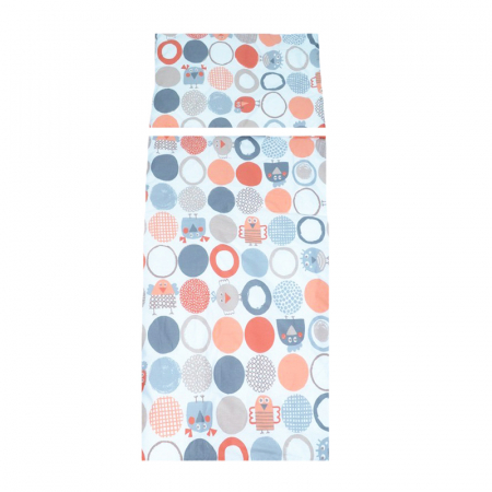 Accesorii camera bebe - Set lenjerie de pat 2 piese 100 X 135 cm pentru bebelusi Blanca F39-2, Multicolor