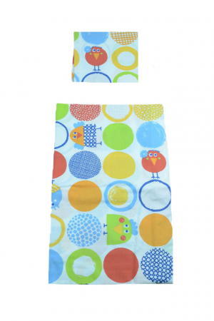 Lenjerii de patut - Set lenjerie de pat 2 piese 100 x 135 cm pentru copii Blanca F/40, Multicolor