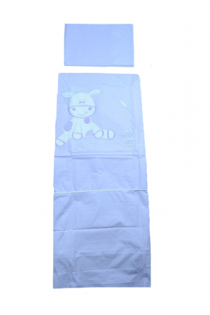 Lenjerii de patut - Set lenjerie de pat 2 piese pentru copii Semma SLPSB-17, Mov
